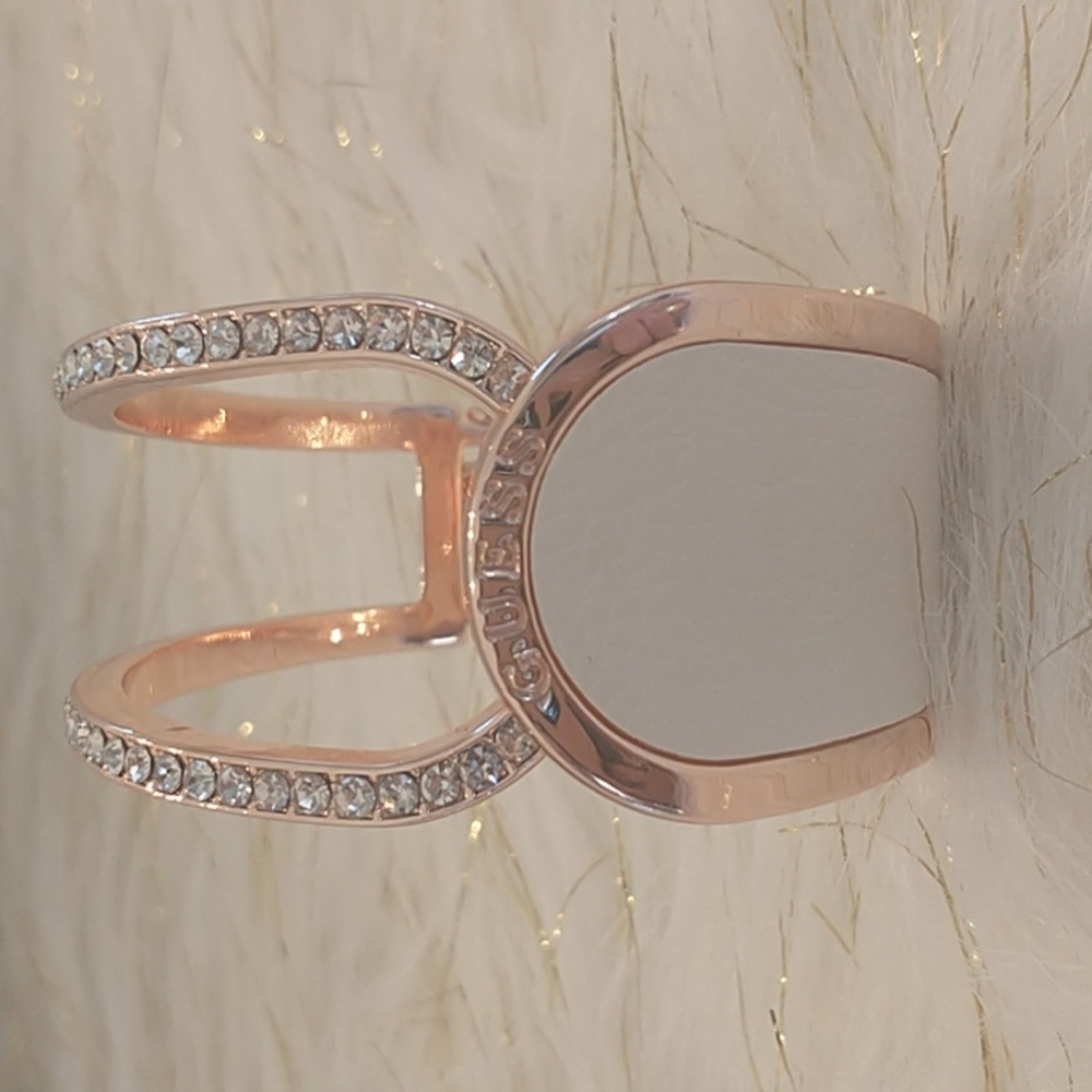 Guess Rose Gold Hinged Bracelet